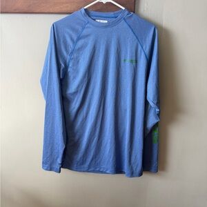 Columbia Men's Blue Long Sleeve Tee